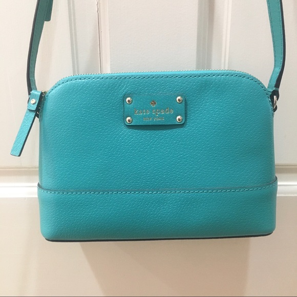 kate spade Handbags - Kate Spade Blue Hanna Crossbody Purse Bag